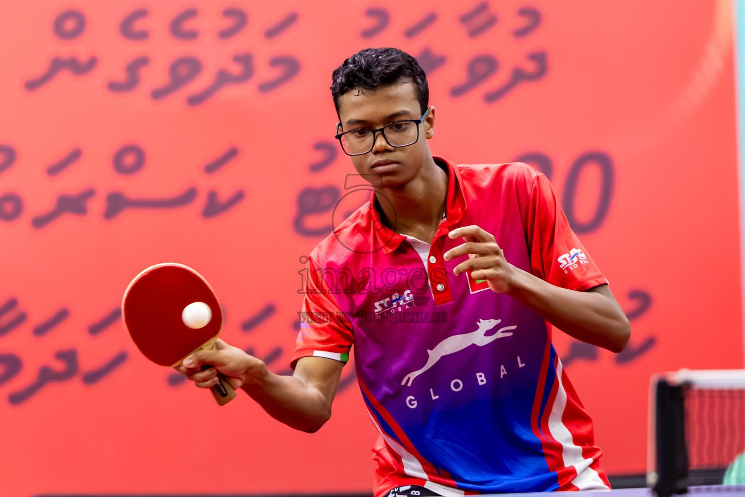 Finals of 30th Table Tennis Association Championship 2025 was held on Saturday, 20th September 2025 in Male' TT Hall, Male', Maldives. Photos: Nausham Waheed / images.mv