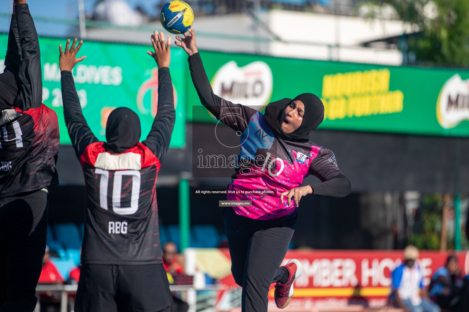 Day 4 of 6th MILO Handball Maldives Championship 2023, held in Handball ground, Male', Maldives on Friday, 23rd May 2023 Photos: Nausham Waheed/ Images.mv