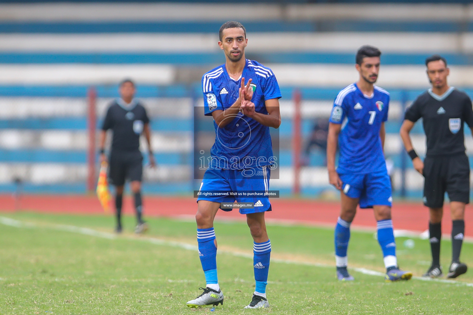 Kuwait vs Bangladesh in the Semi-final of SAFF Championship 2023 held in Sree Kanteerava Stadium, Bengaluru, India, on Saturday, 1st July 2023. Photos: Nausham Waheed, Hassan Simah / images.mv