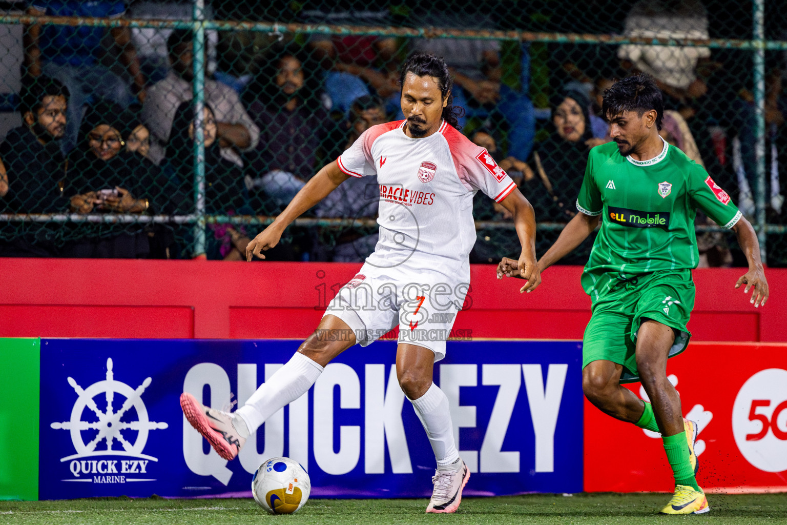 Sh Narudhoo vs Sh Goidhoo in Day 11 of Golden Futsal Challenge 2025 was held on Wednesday, 15th January 2025, in Hulhumale', Maldives Photos: Nausham Waheed / images.mv