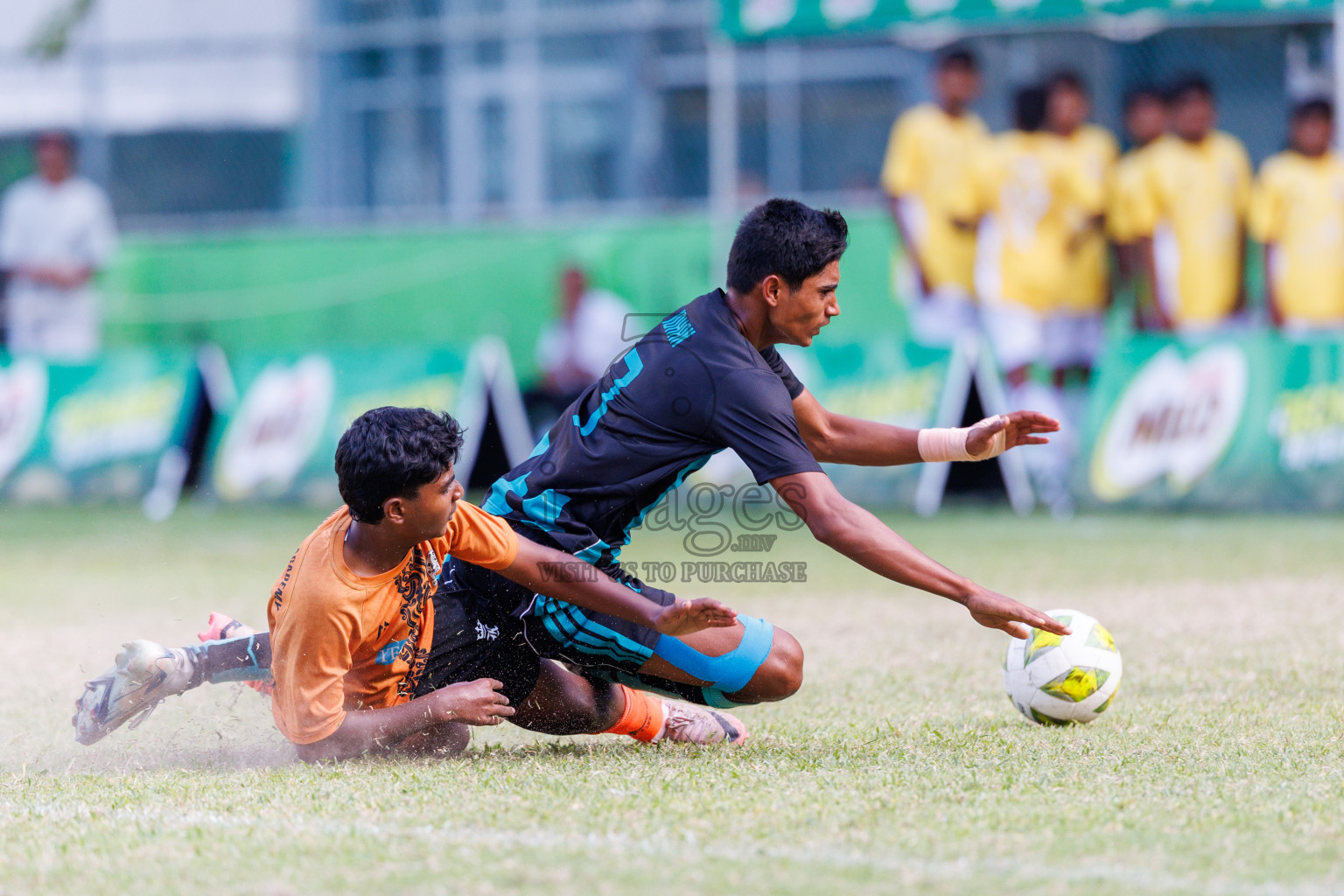 Day 4 of MILO Academy Championship 2025 (U14) was held on Sunday, 2nd November 2025 at Henveiru Football Grounds, Male', Maldives . 
Photos: Hassan Simah / images.mv