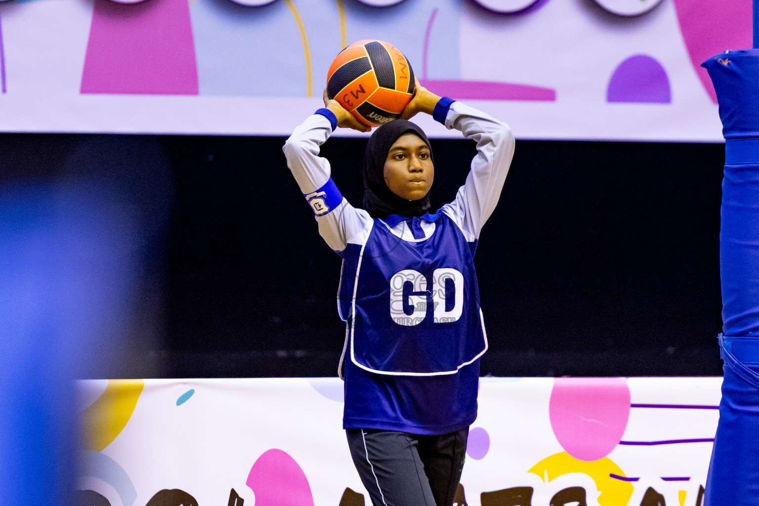 Day 2 of 25th Inter-School Netball Tournament was held in Social Center at Male', Maldives on Saturday, 10th August 2024. Photos: Nausham Waheed / images.mv