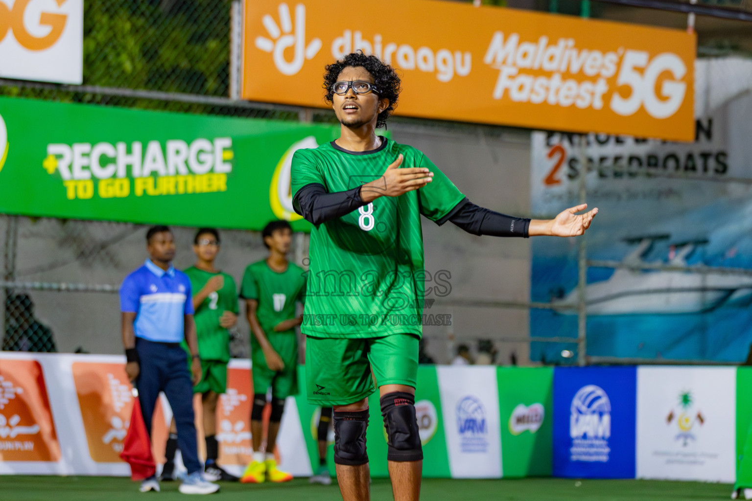 Semi Finals of Milo National Junior Volleyball Championship 2025 Day 5 was held on Thursday, 27th November 2025 at Ekuveni Turf Court Male', Maldives. Photos: Areef Adam / images.mv