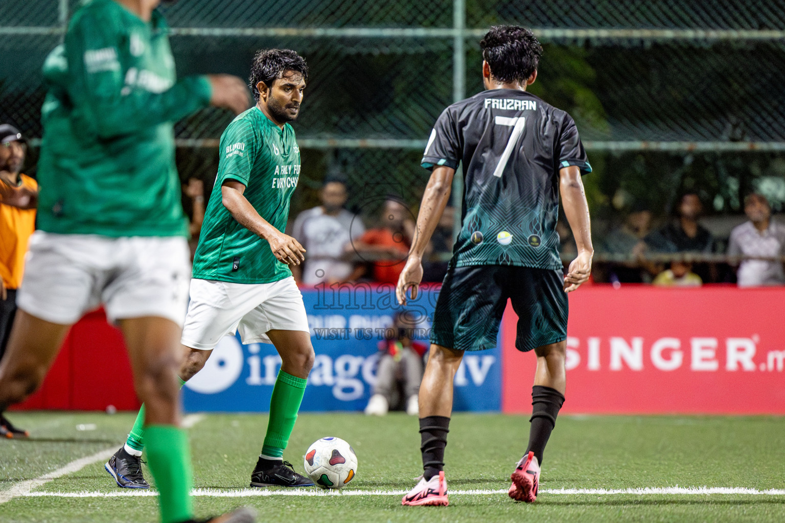 SDFC VS TEAM BADHAHI in Club Maldives Classic 2024 held in Rehendi Futsal Ground, Hulhumale', Maldives on Monday, 9th September 2024. Photos: Nausham Waheed / images.mv