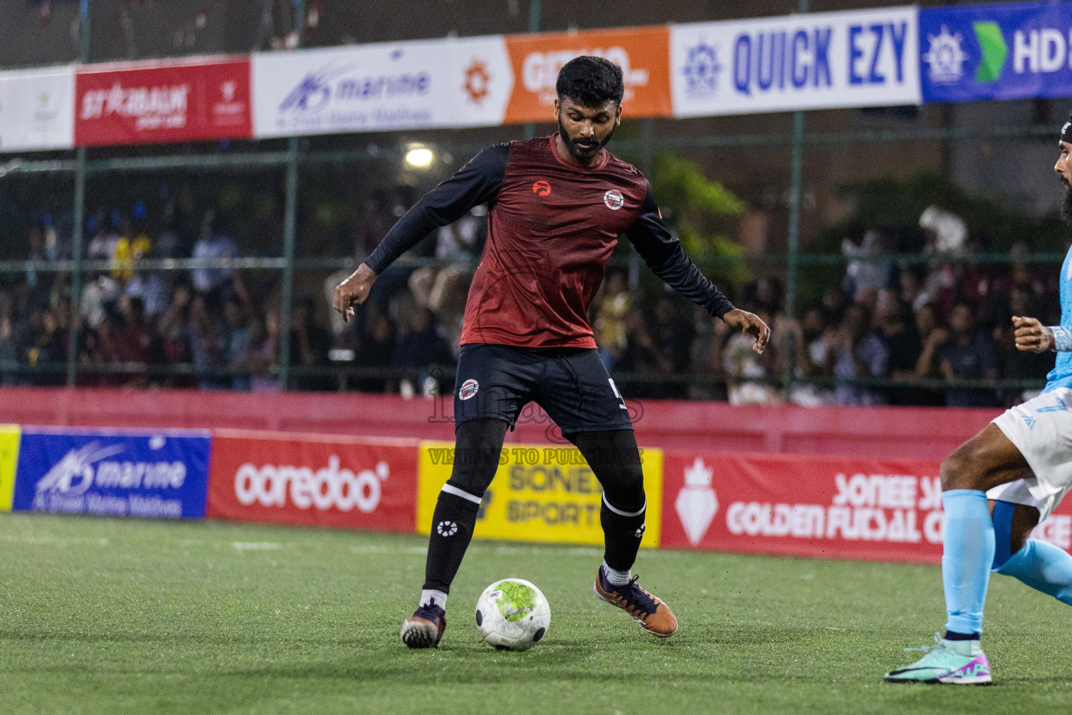 Th Buruni vs Th Omadhoo in Day 15 of Golden Futsal Challenge 2024 was held on Monday, 29th January 2024, in Hulhumale', Maldives Photos: Nausham Waheed / images.mv