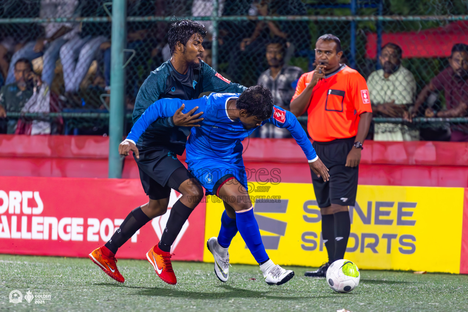 Sh Feydhoo vs R Alifushi on Day 31 of Golden Futsal Challenge 2024, held on Friday, 16th February 2024 in Hulhumale', Maldives 
Photos: Ismail Thoriq / images.mv