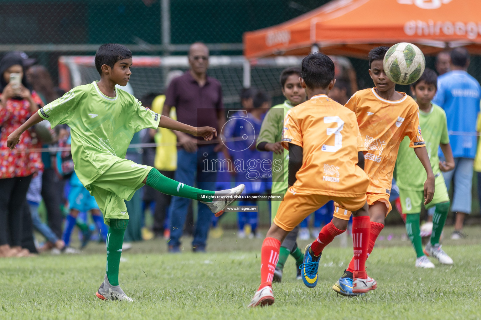 Day 1 of Nestle kids football fiesta, held in Henveyru Football Stadium, Male', Maldives on Wednesday, 11th October 2023 Photos: Shut Abdul Sattar/ Images.mv