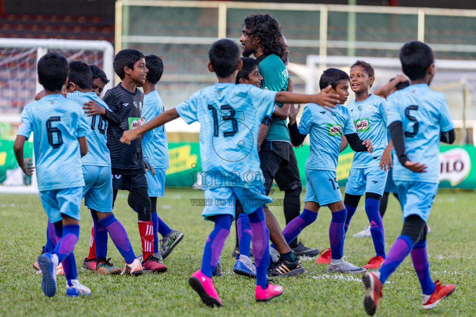 Day 2 of MILO Kids Football Fiesta was held at National Stadium in Male', Maldives on Saturday, 24th February 2024.