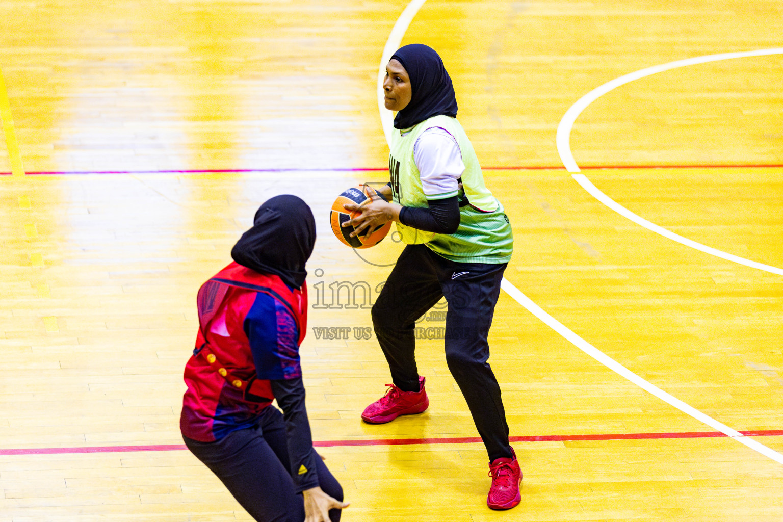 Club Matrix vs Club Green Streets in Final of 21st National Netball Tournament was held in Social Canter at Male', Maldives on Wednesday, 22nd May 2024. Photos: Nausham Waheed / images.mv