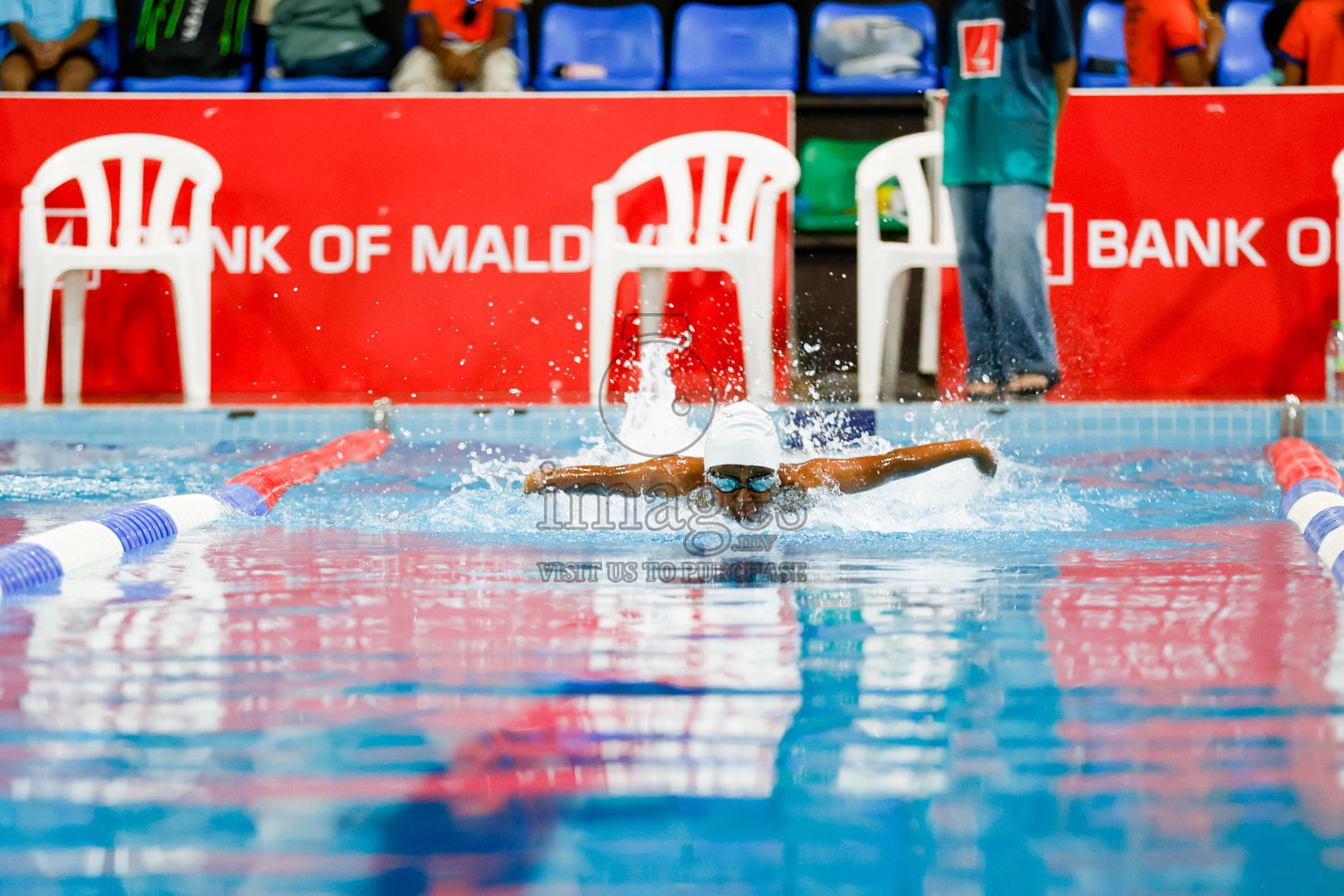 Day 1 of BML 6th National Kids Swimming Kids Festival 2025 held in Hulhumale', Maldives on Monday, 3rd November 2024. Photos: Hassan Simah / images.mv