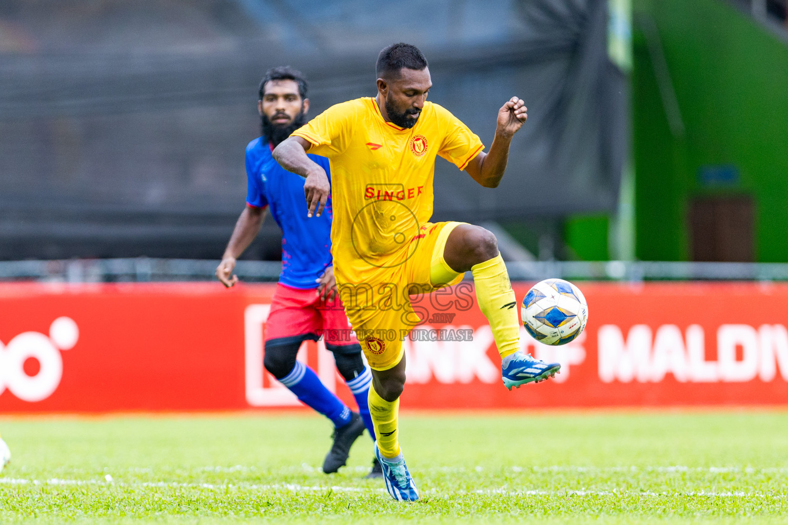 Club P.K vs Victory Sports Club in Day 3 of Second Division 2023 in Male' Maldives on Thursday, 28th December 2023. Photos: Nausham Waheed / images.mv