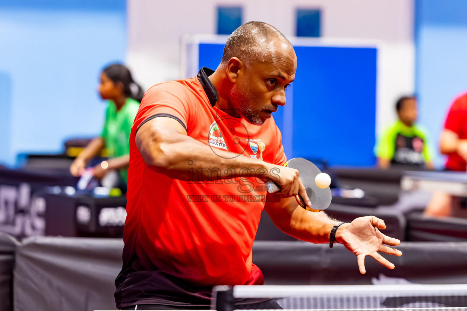 Day 2 of 1st Thoddoo Masters Table Tennis Tournament was held on Friday, 22nd August 2025 in AA Thoddoo, Maldives. Photos: Nausham Waheed / images.mv