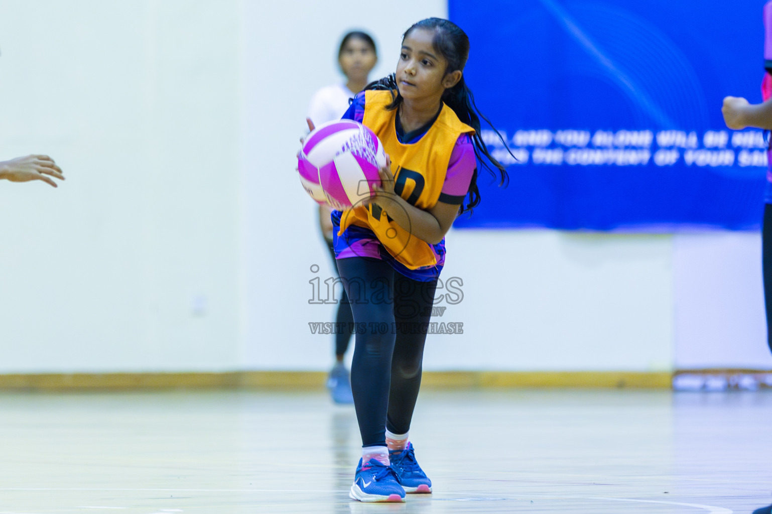 N Sports Academy B vs N Sports Academy B (U11) in Day 1 of 3rd Junior Championship - Netball association of Maldives, held at Social Center on 19th January 2025 . Photos by Shuu Abdul Sattar