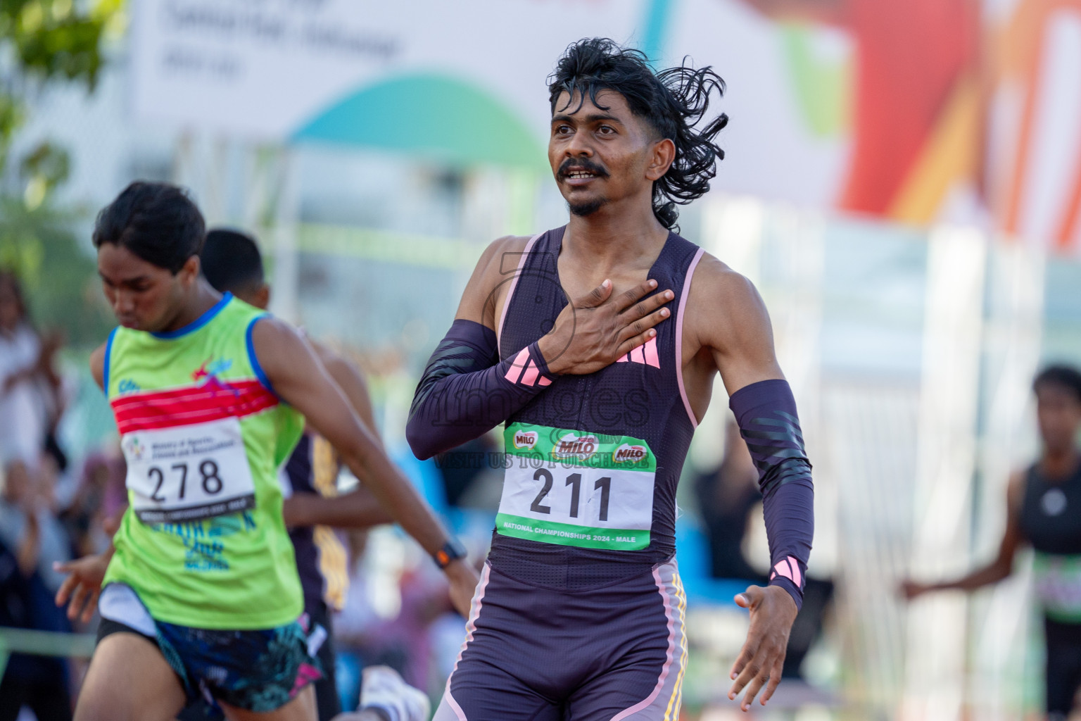 Day 2 of 33rd National Athletics Championship was held in Ekuveni Track at Male', Maldives on Friday, 6th September 2024.
Photos: Ismail Thoriq  / images.mv