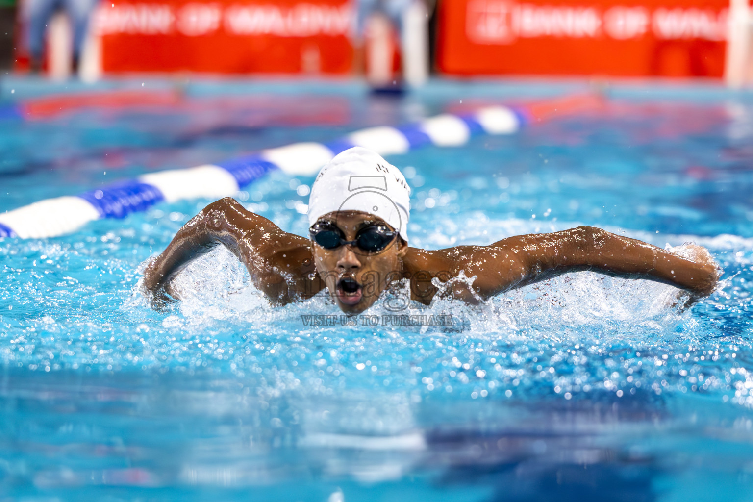 Day 2 of 20th BML Inter-school Swimming Competition 2024 held in Hulhumale', Maldives on Sunday, 13th October 2024. Photos: Ismail Thoriq / images.mv