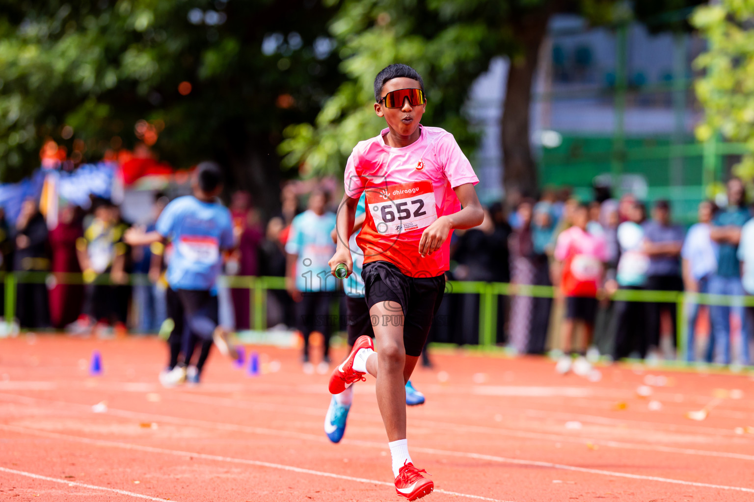 Day 6 of Inter-school Athletics Championship 2025 held in Ekuveni Synthetic Track, Male', Maldives on Sunday, 12th October 2025. Photos by: Nausham Waheed / Images.mv