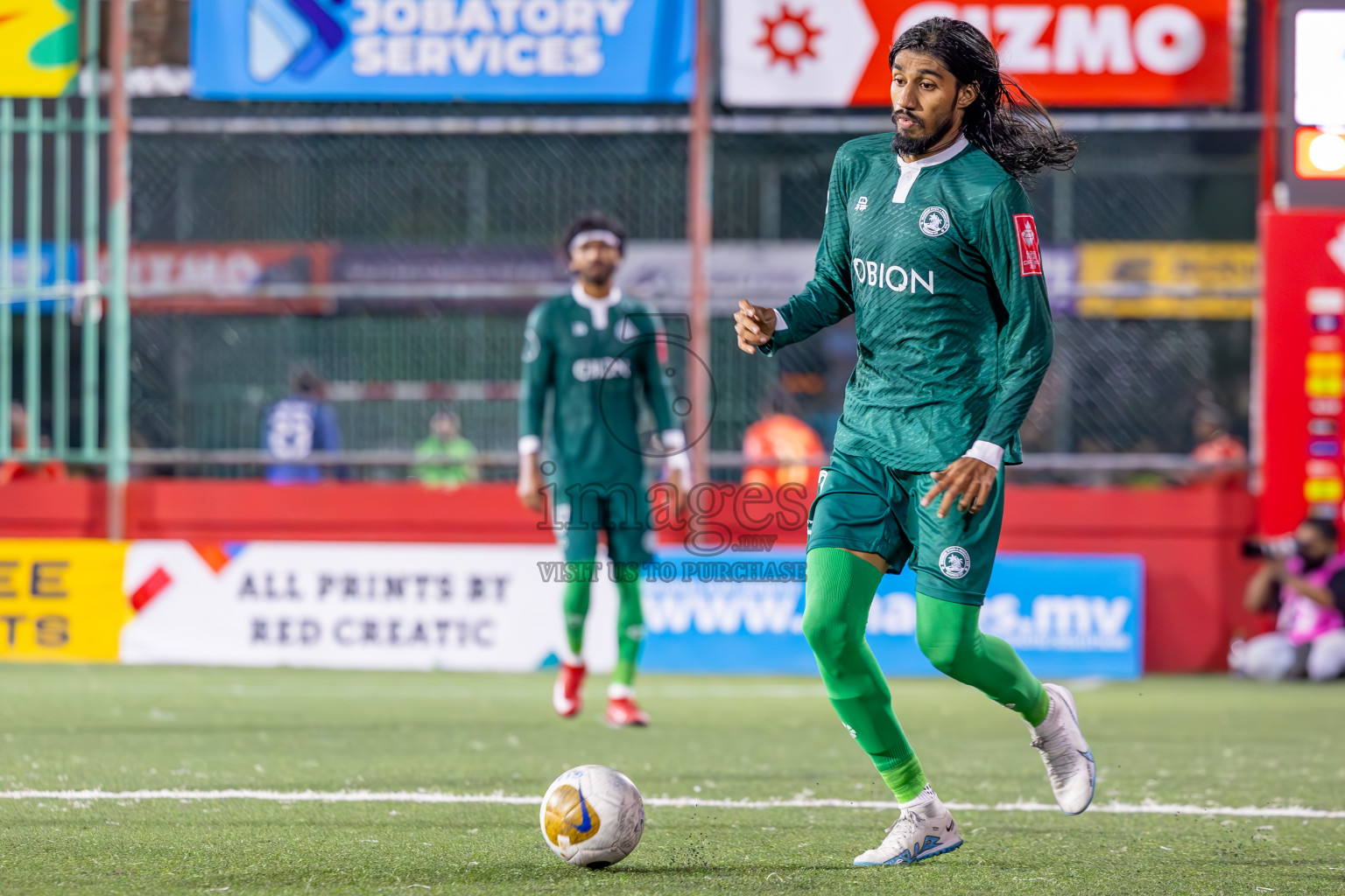 Dhandimagu vs GDh Vaadhoo in Zone Round on Day 28 of Golden Futsal Challenge 2025 was held on Saturday , 1st February 2025, in Hulhumale', Maldives. Photos: Ismail Thoriq / images.mv