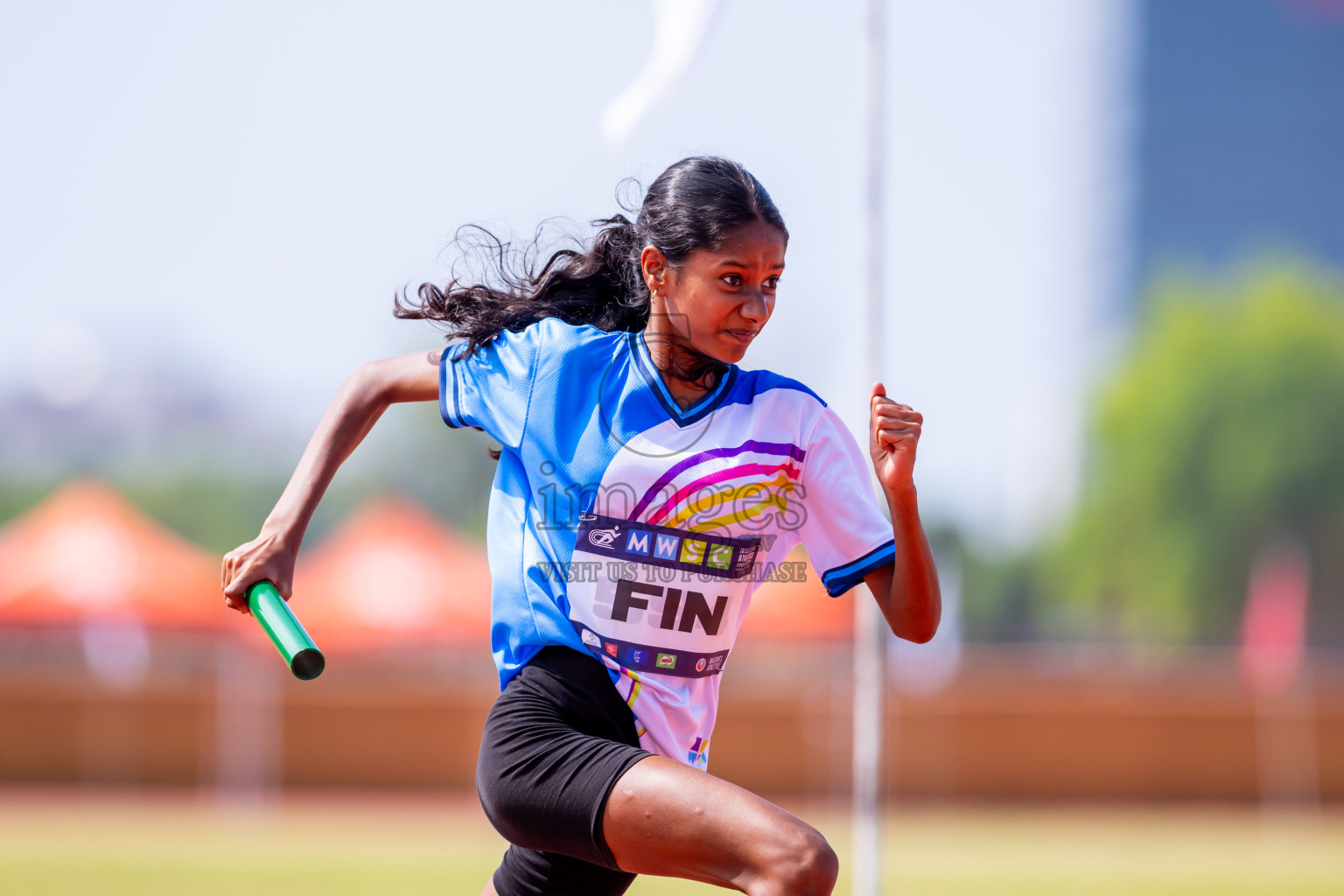 Day 6 of MWSC Interschool Athletics Championships 2024 held in Hulhumale Running Track, Hulhumale, Maldives on Thursday, 14th November 2024. Photos by: Nausham Waheed / Images.mv