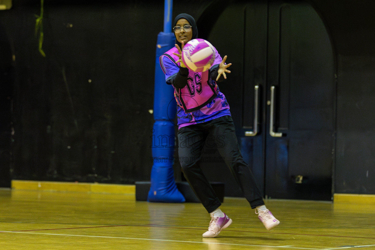 AIS  Netball academy vs N sports Academy in Day 3 of 3rd Netball Junior Championship, held at Social Center on Wednesday 22nd January 2025 . Photos: Shuu Abdul Sattar / images.mv