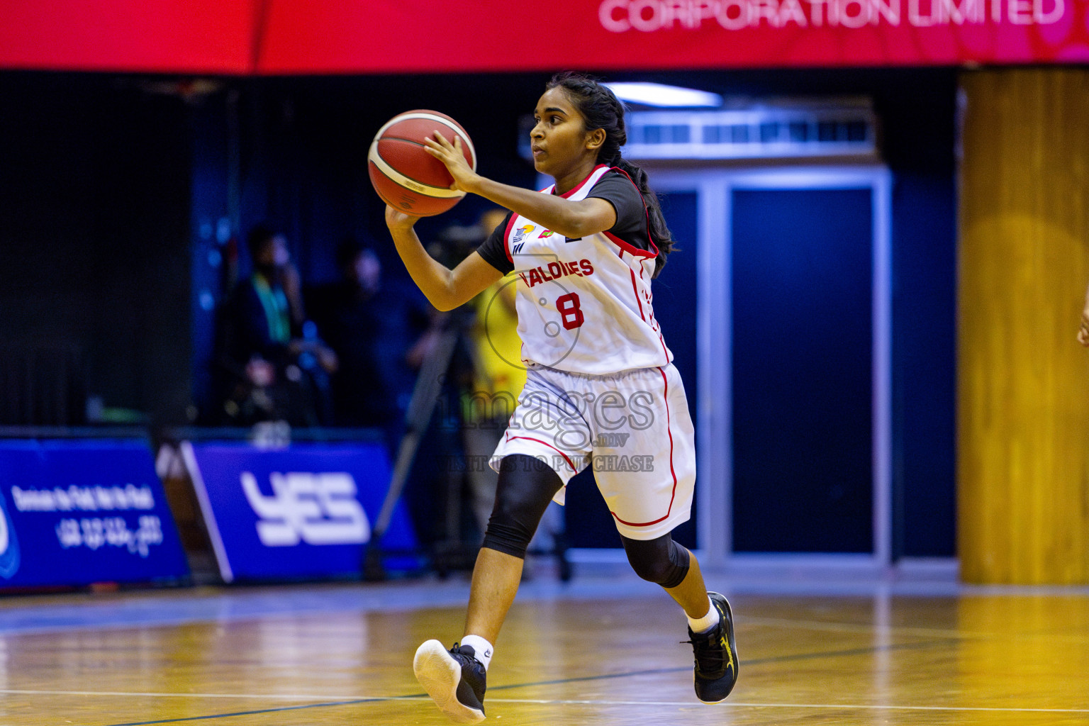 Maldives vs Bangladesh in Day 1 of Under 16 Woman's Asian Cup SABA Qualifiers 2025 was held in Social Center, Male', Maldives on 12th June 2025. Photos: Nausham Waheed / images.mv