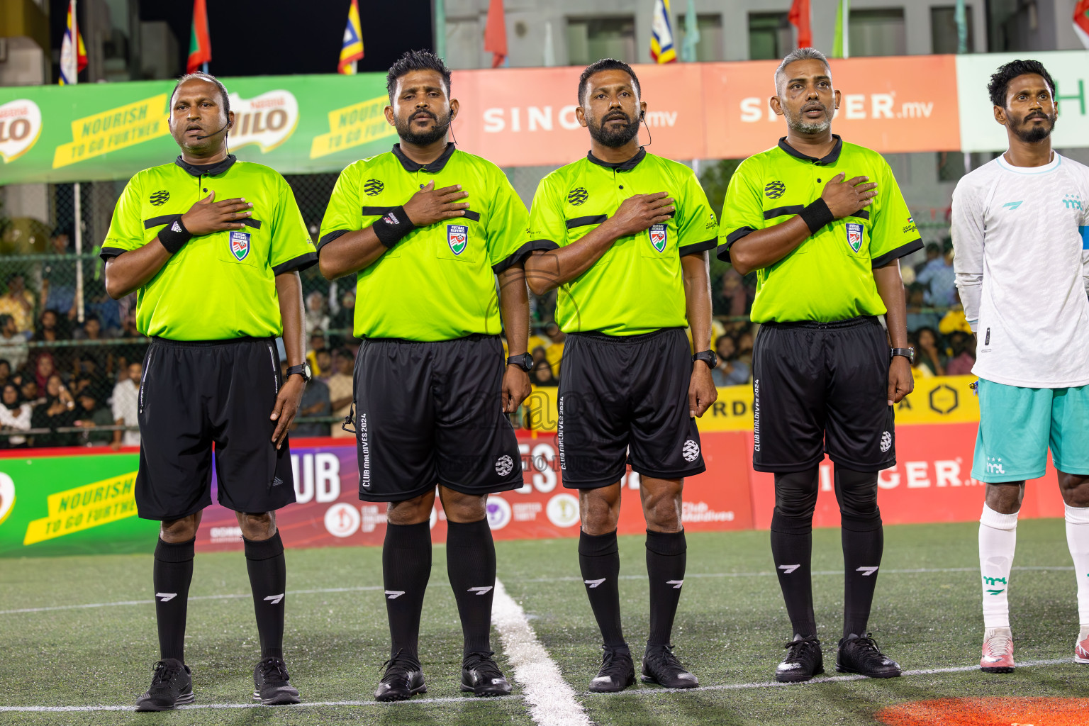 RRC vs MPL in Semi Finals of Club Maldives Cup 2024 held in Rehendi Futsal Ground, Hulhumale', Maldives on Monday, 14th October 2024. Photos: Ismail Thoriq / images.mv