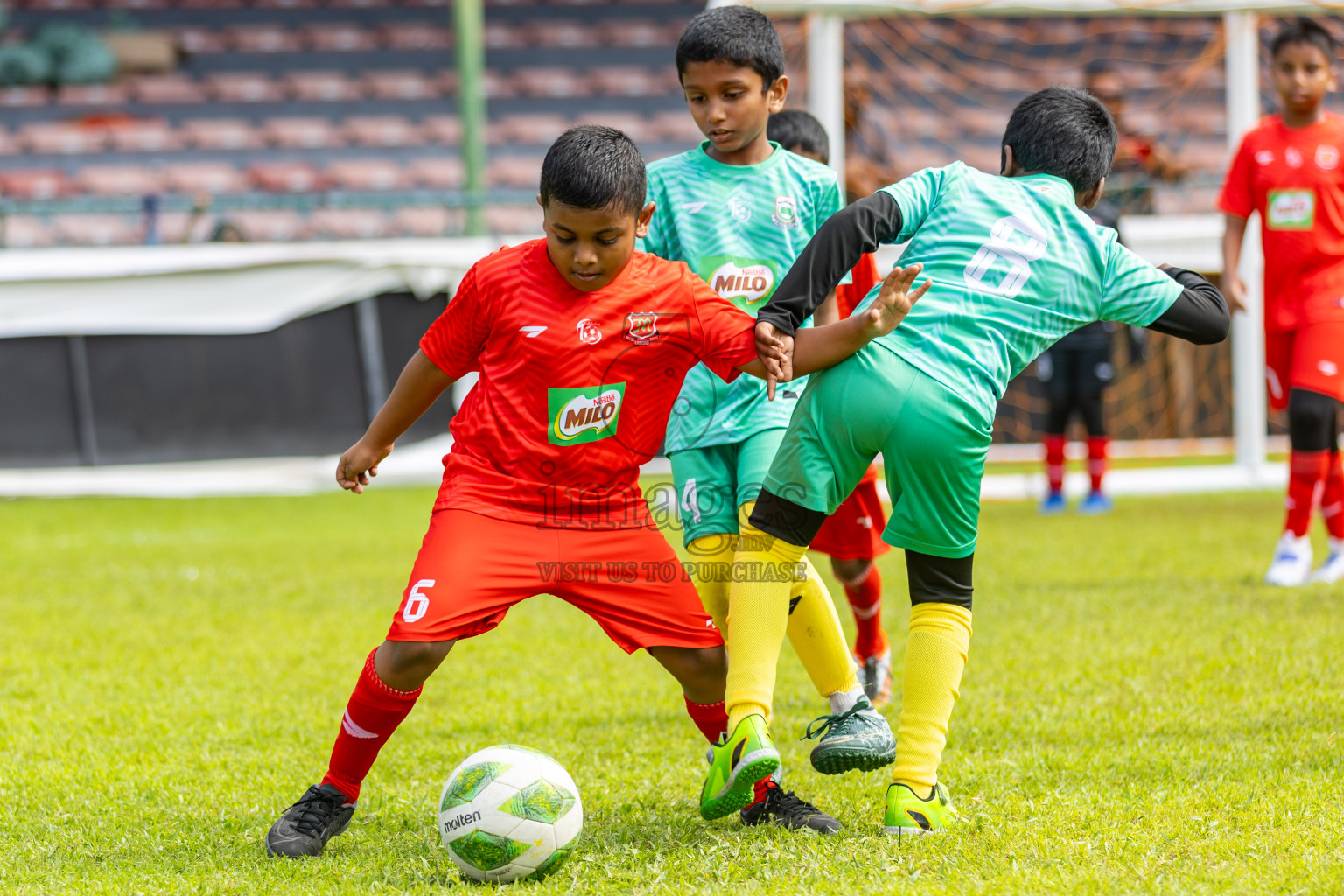 Day 2 of MILO Kids Football Fiesta was held at National Stadium in Male', Maldives on Saturday, 24th February 2024.