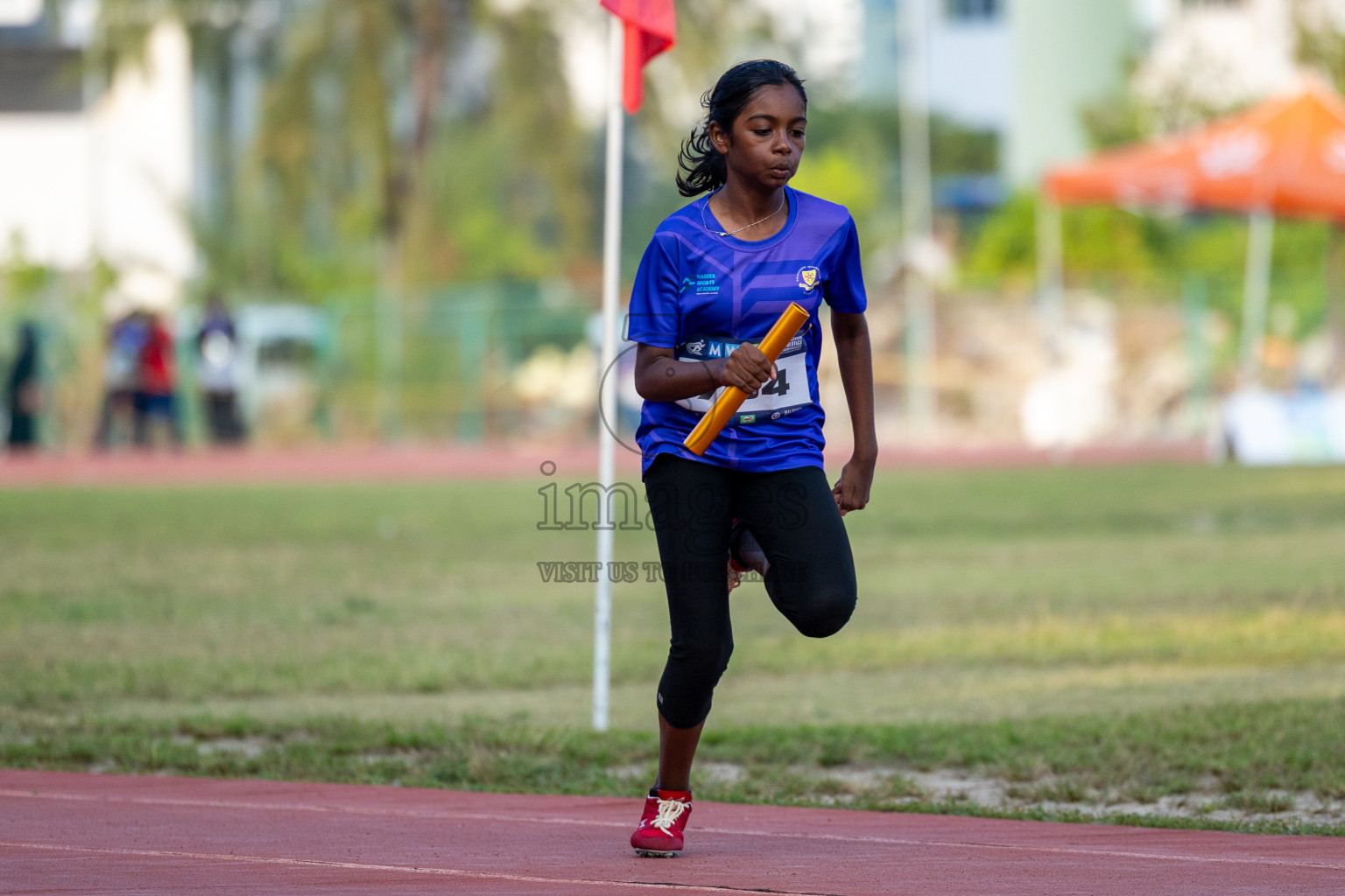 Day 5 of MWSC Interschool Athletics Championships 2024 held in Hulhumale Running Track, Hulhumale, Maldives on Wednesday, 13th November 2024. Photos by: Ismail Thoriq / Images.mv