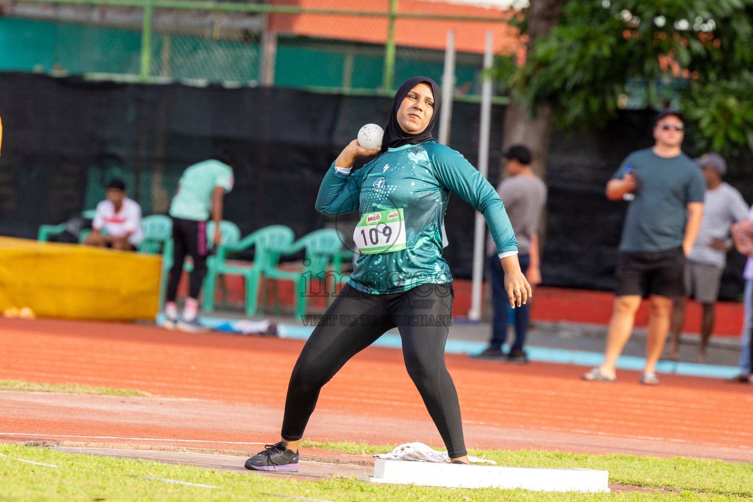 Day 2 of 33rd National Athletics Championship was held in Ekuveni Track at Male', Maldives on Friday, 6th September 2024.
Photos: Ismail Thoriq / images.mv