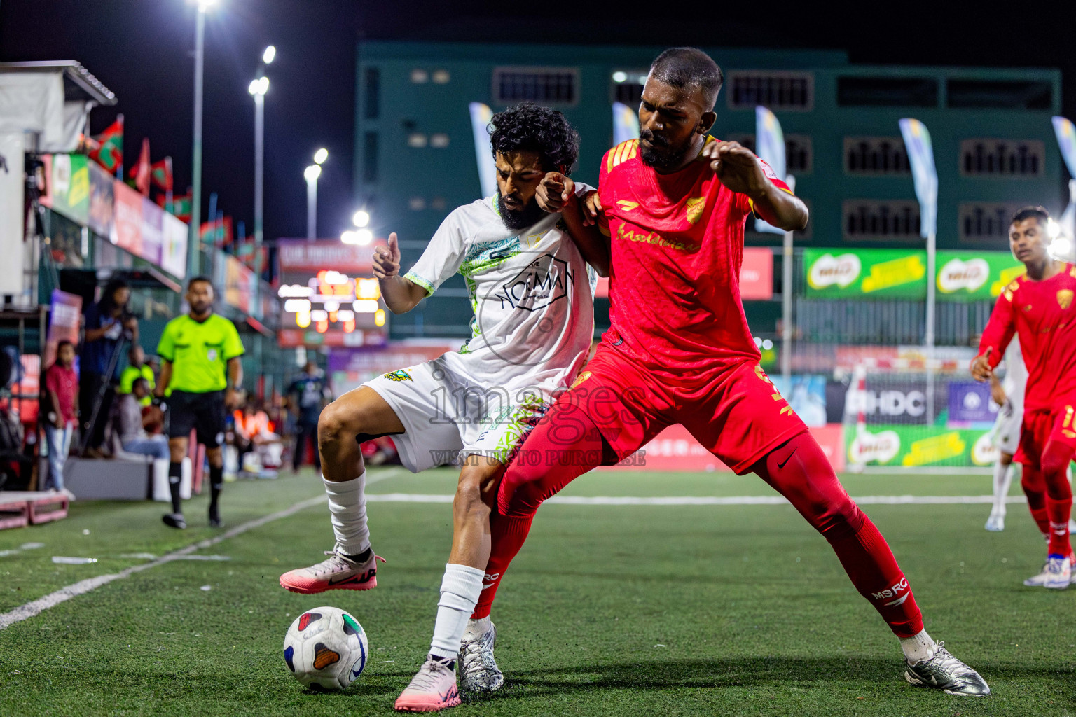 Maldivian vs Club WAMCO in Quarter Finals of Club Maldives Cup 2024 held in Rehendi Futsal Ground, Hulhumale', Maldives on Wednesday, 9th October 2024. Photos: Nausham Waheed / images.mv