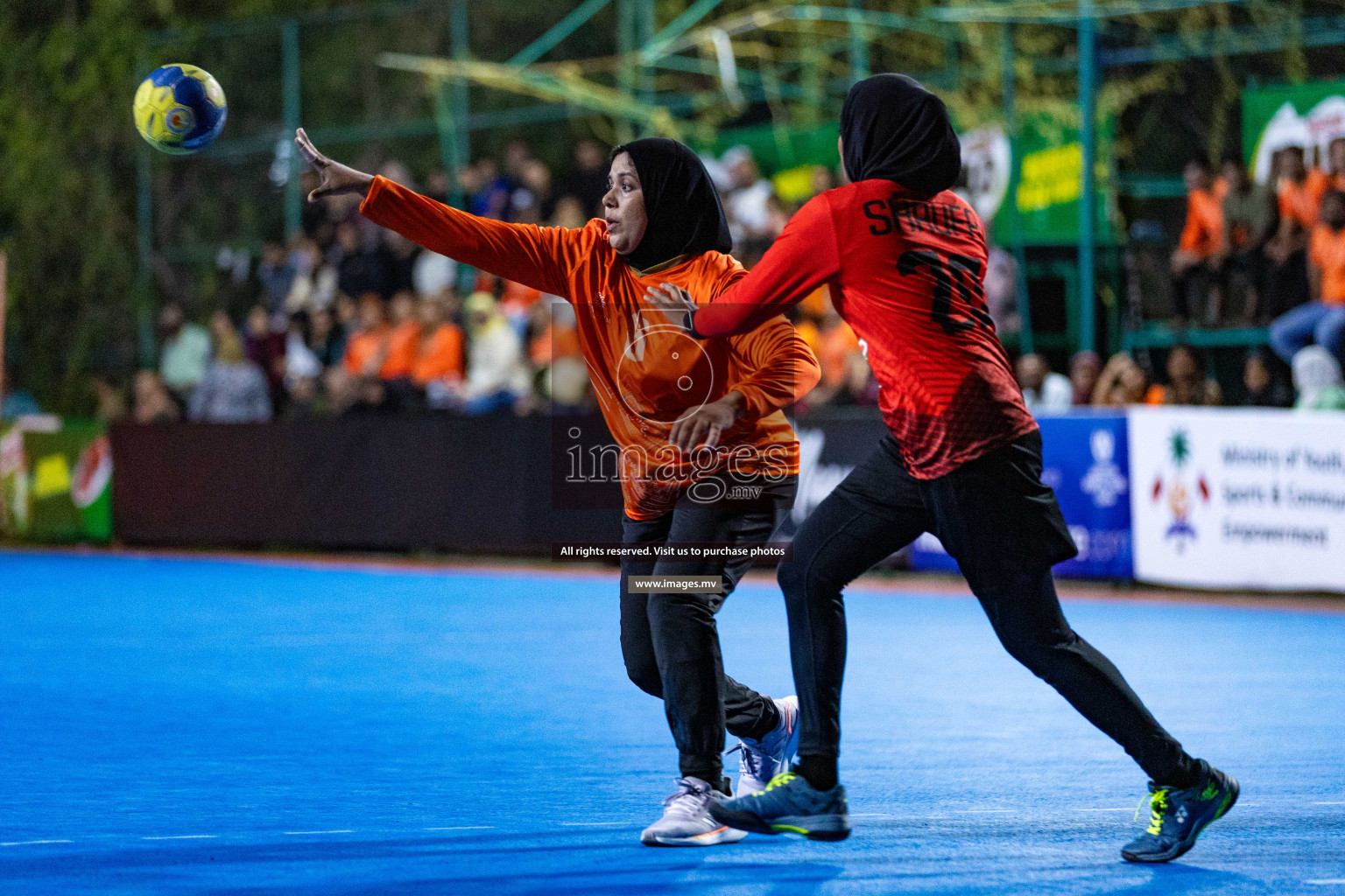 Day 2 of 7th Inter-Office/Company Handball Tournament 2023, held in Handball ground, Male', Maldives on Saturday, 17th September 2023 Photos: Nausham Waheed/ Images.mv