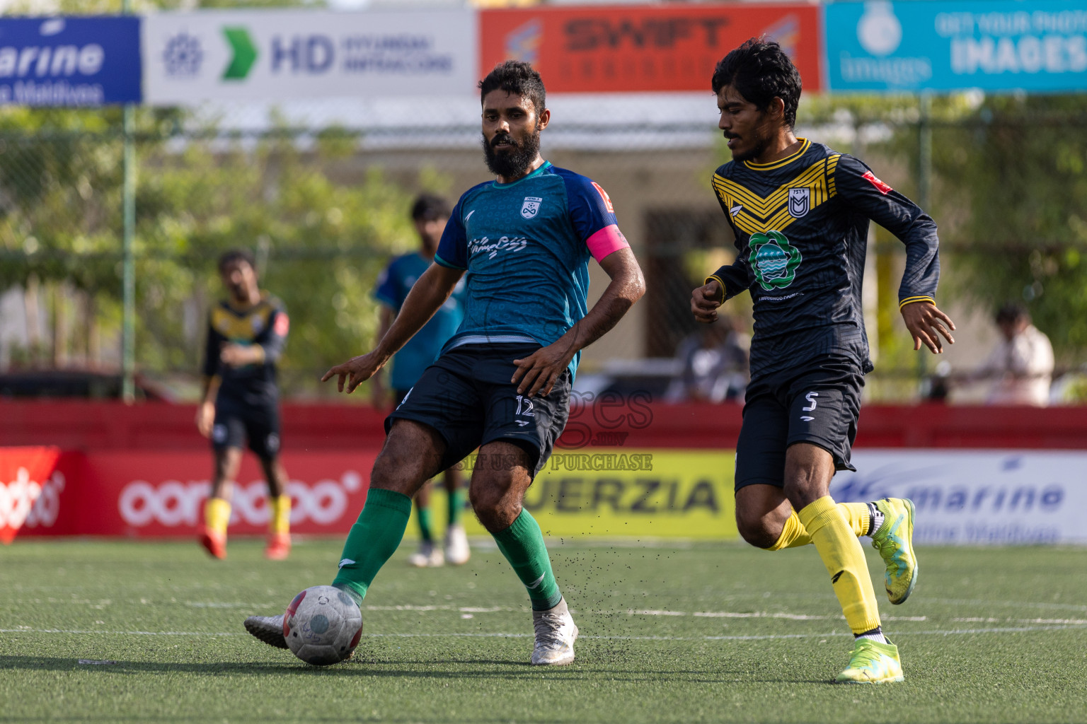 F Bilehdhoo vs F Magoodhoo in Day 20 of Golden Futsal Challenge 2024 was held on Saturday , 3rd February 2024 in Hulhumale', Maldives Photos: Nausham Waheed / images.mv