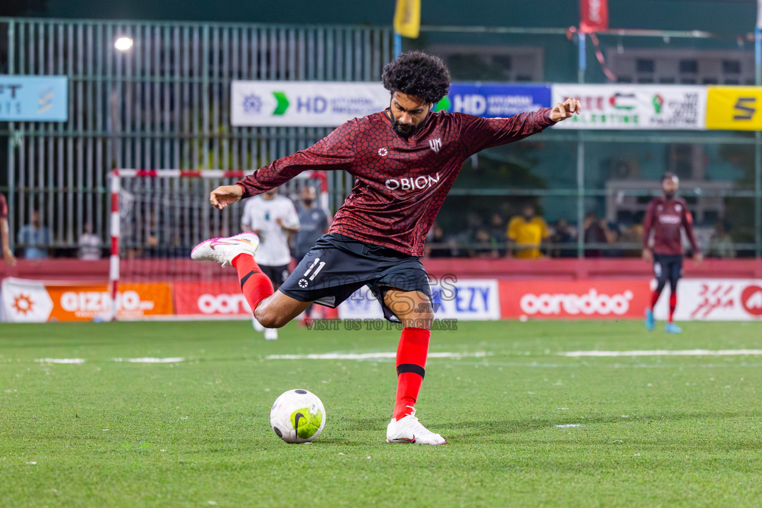 Vilimale vs Hulhumale on Day 34 of Golden Futsal Challenge 2024 was held on Monday, 19th February 2024, in Hulhumale', Maldives
Photos: Mohamed Mahfooz Moosa / images.mv