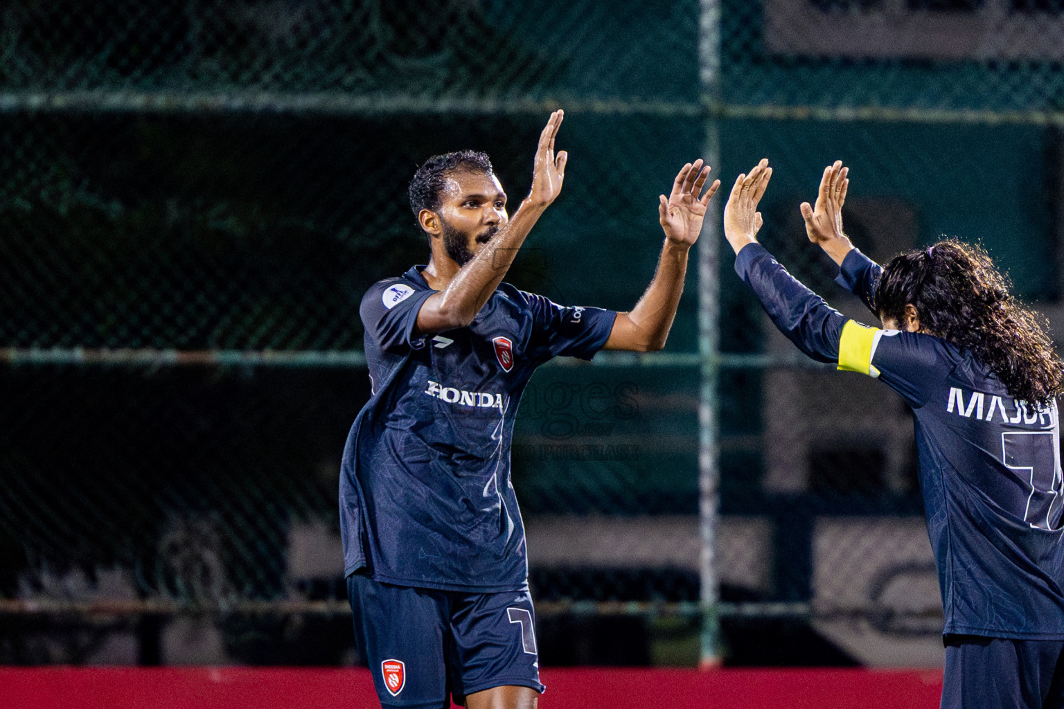 Sheesha vs Trade Club in Day 5 of Office League 2025 was held on Sunday, 20th April 2025 in Hulhumale', Maldives. Photos: Nausham Waheed  / images.mv