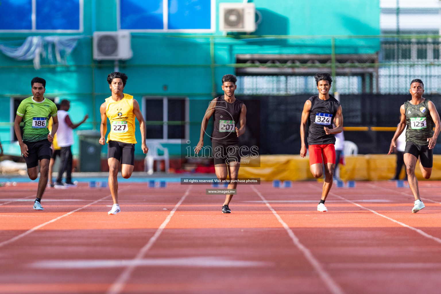 Day 1 of National Athletics Championship 2023 was held in Ekuveni Track at Male', Maldives on Thursday 23rd November 2023. Photos: Nausham Waheed / images.mv