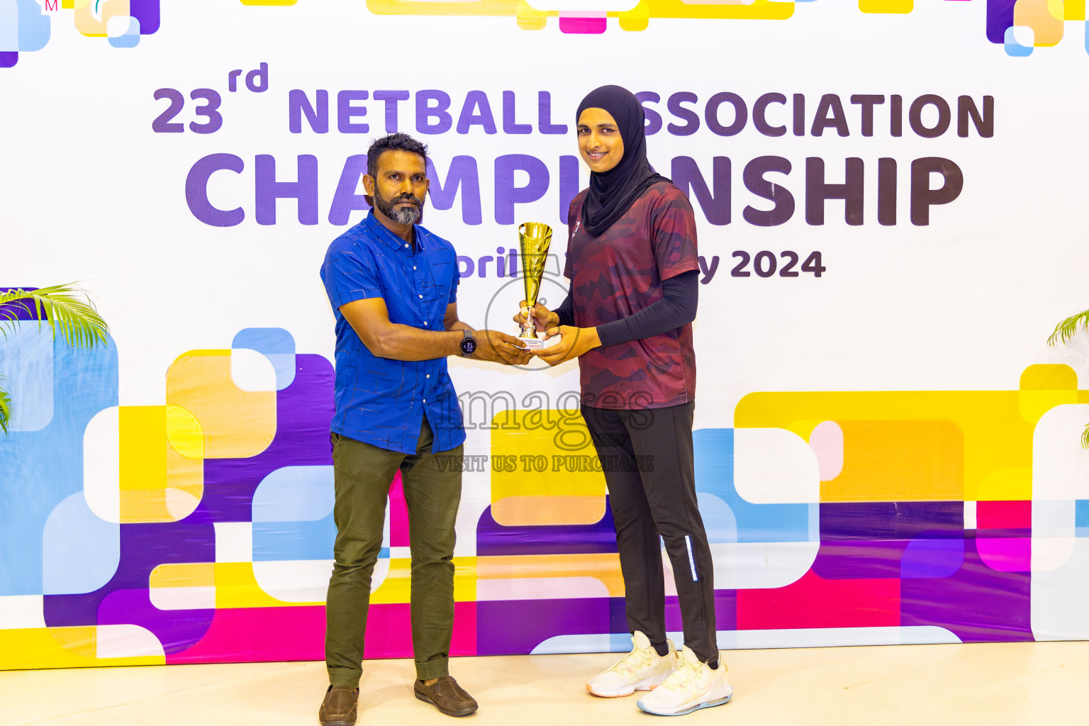 Final of 23rd Netball Association Championship was held in Social Canter at Male', Maldives on Sunday, 5th May 2024. Photos: Nausham Waheed / images.mv