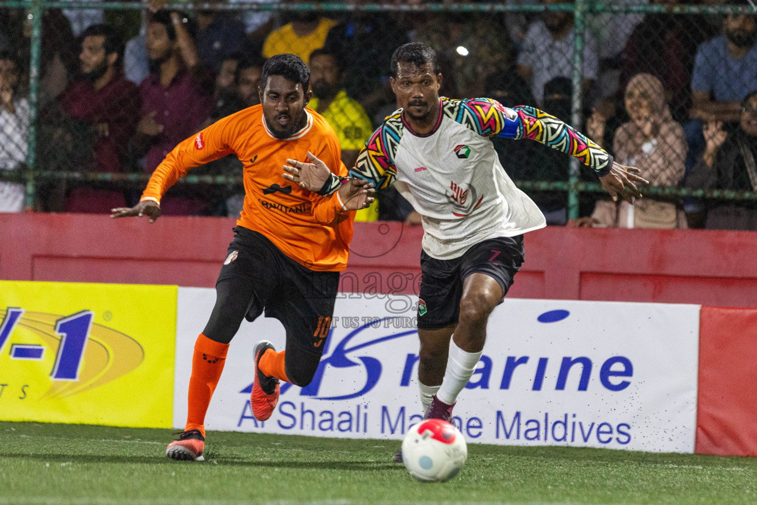 Th Hirilandhoo vs Th Madifushi in Day 15 of Golden Futsal Challenge 2024 was held on Monday, 29th January 2024, in Hulhumale', Maldives Photos: Nausham Waheed / images.mv