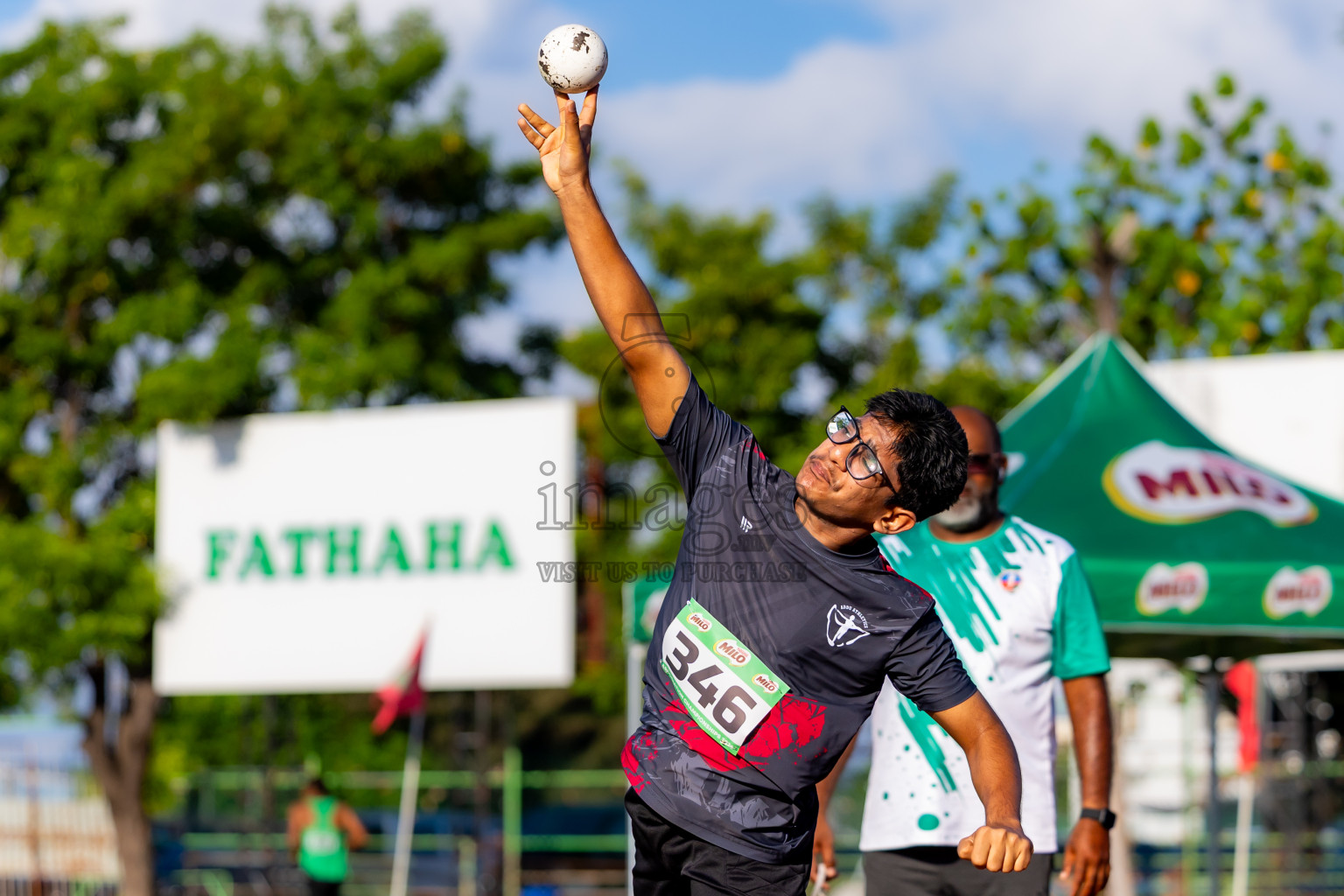 Day 2 of 12th Milo Association Championships was held in Ekuveni Track at Male', Maldives on Friday, 25th April 2025. Photos: Nausham Waheed / images.mv