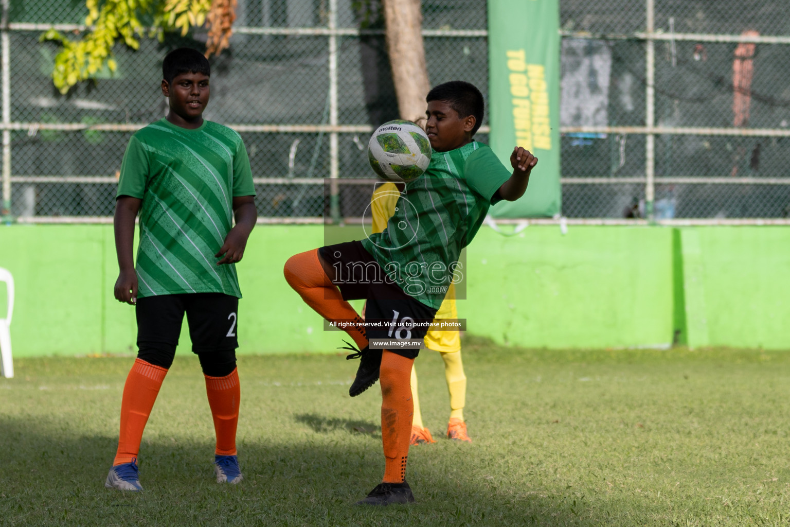 Day 1 of MILO Academy Championship 2023 (U12) was held in Henveiru Football Grounds, Male', Maldives, on Friday, 18th August 2023. Photos: Mohamed Mahfooz Moosa / images.mv