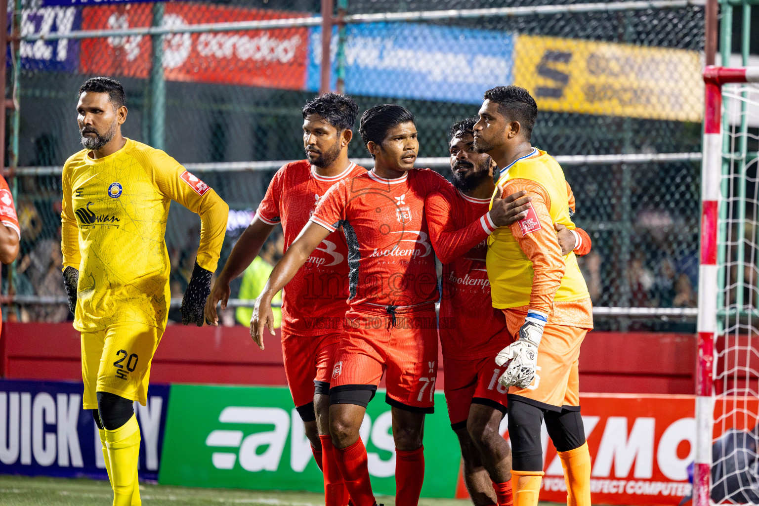 HA Filladhoo vs HA Baarah in Day 13 of Golden Futsal Challenge 2025 was held on Friday, 17th January 2025, in Hulhumale', Maldives 
Photos: Hassan Simah / images.mv