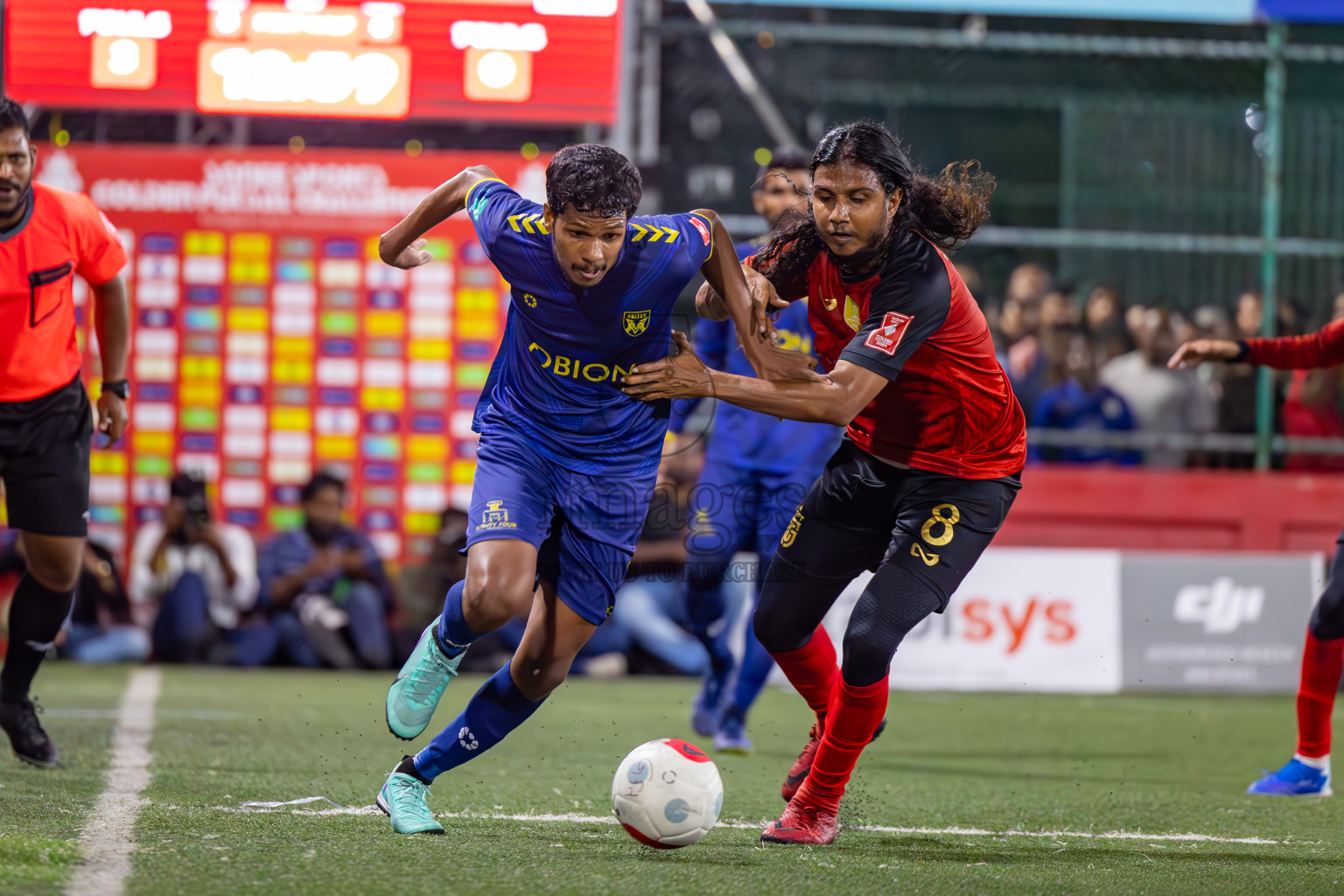 B Eydhafushi vs L Gan in the Final of Golden Futsal Challenge 2024 was held on Thursday, 7th March 2024, in Hulhumale', Maldives 
Photos: Ismail Thoriq / images.mv