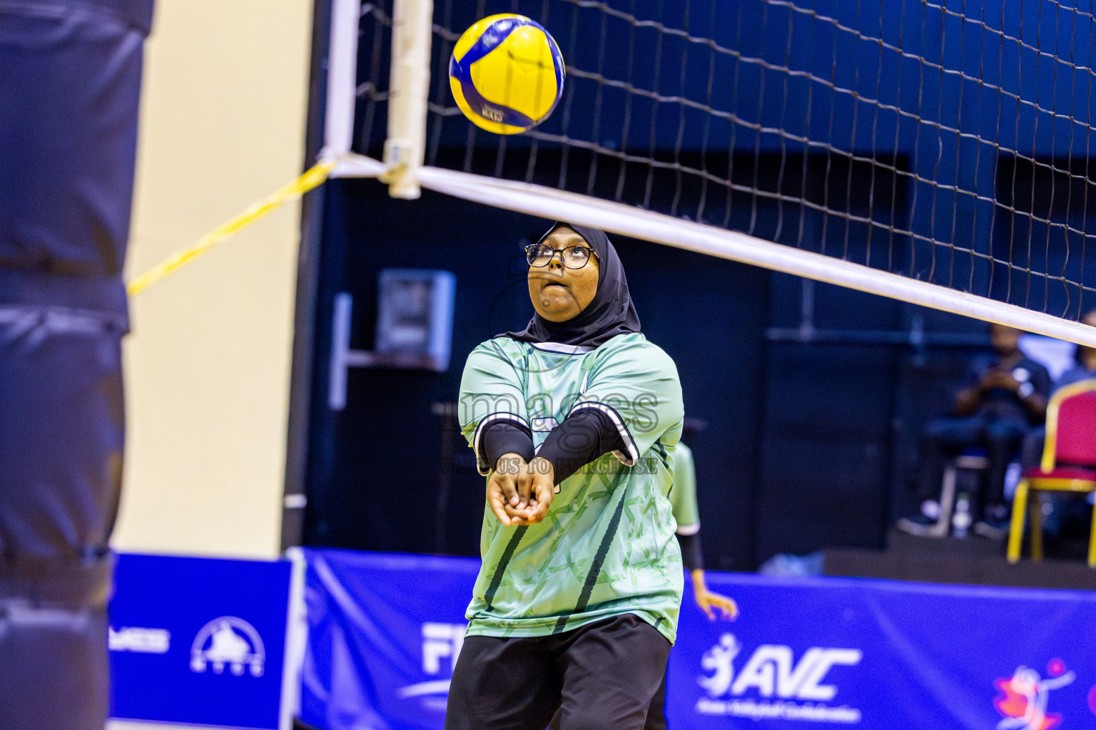 Finals of Interschool Volleyball Tournament 2024 was held in Social Center at Male', Maldives on Friday, 6th December 2024. Photos: Nausham Waheed / images.mv