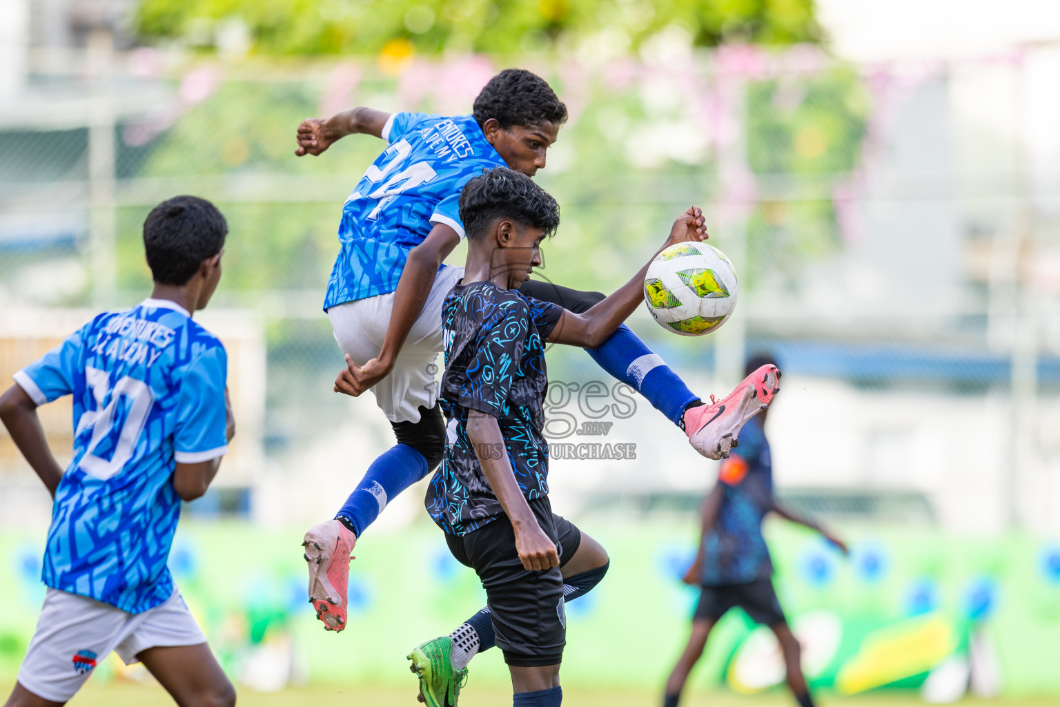 Day 4 of MILO Academy Championship 2024 (U-14) was held in Henveyru Stadium, Male', Maldives on Sunday, 3rd November 2024. Photos: Ismail Thoriq / Images.mv