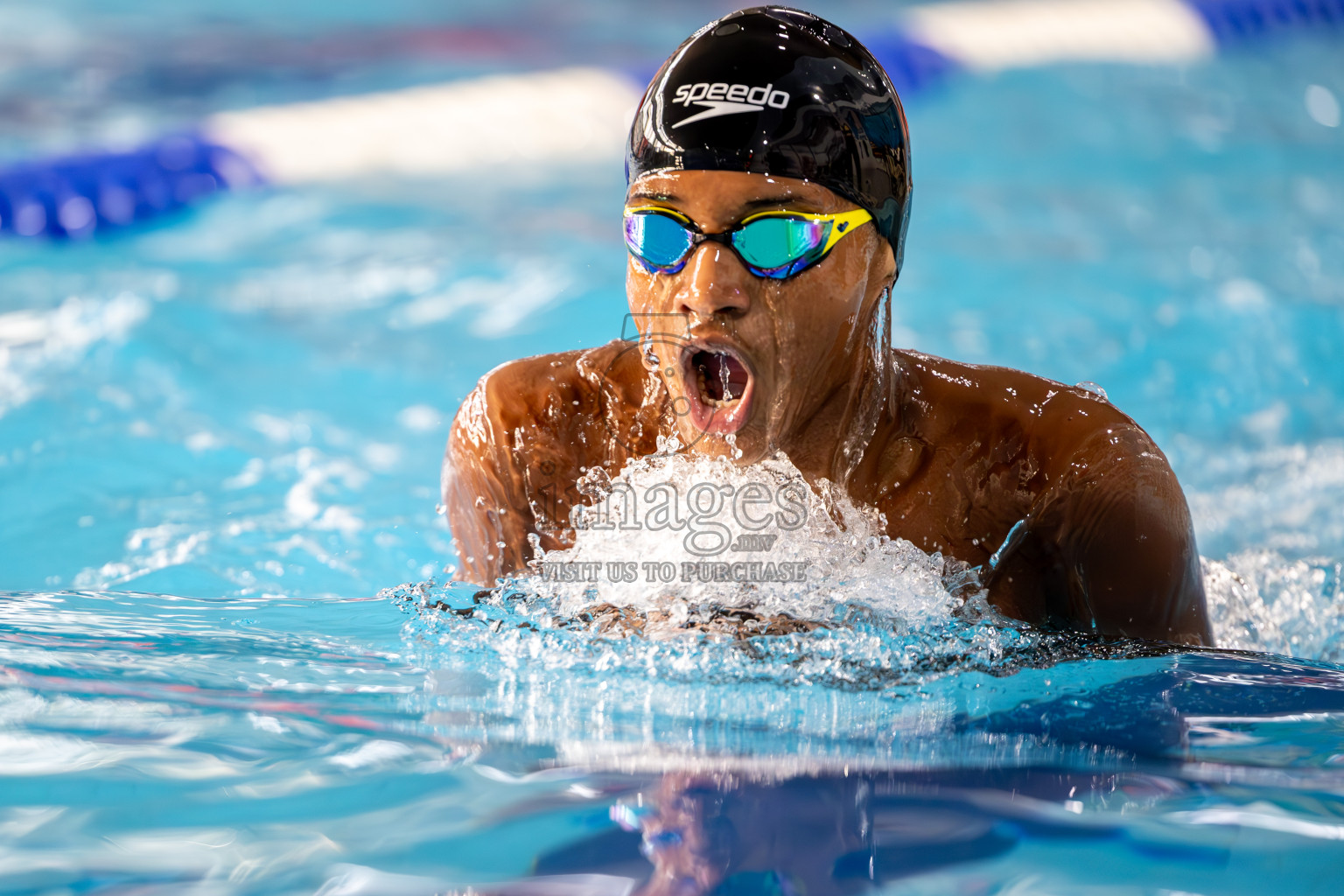 Day 2 of 20th BML Inter-school Swimming Competition 2024 held in Hulhumale', Maldives on Sunday, 13th October 2024. Photos: Ismail Thoriq / images.mv