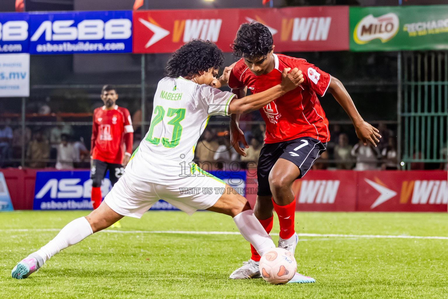 BML vs GRC in Day 6 of Club Maldives Cup 2025 was held in Rehendhi Futsal Ground, Hulhumale', Maldives on Saturday, 4th October 2025. Photos: Nausham Waheed / images.mv