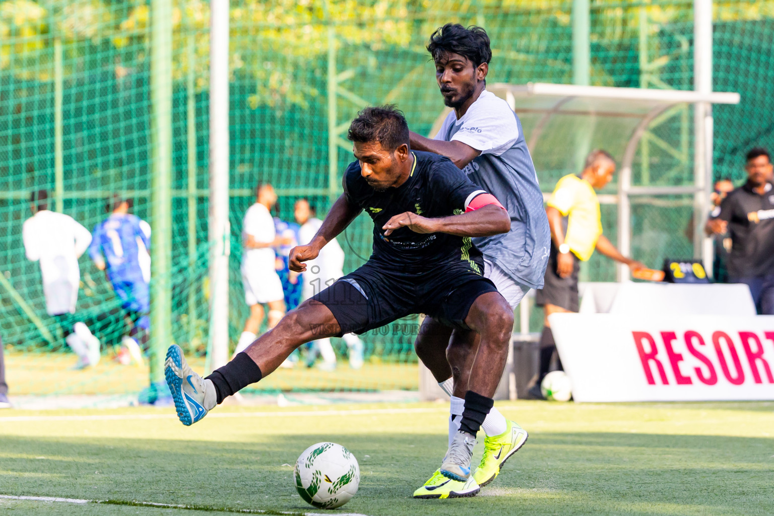 Barcelo vs Lily Beach in Day 5 of Resort League 2025 (Ari Zone) was held on Tuesday, 24th June 2025 in Conrad Maldives Rangali Island, Alif Dhaalu Atoll, Maldives. Photos: Nausham Waheed / images.mv
