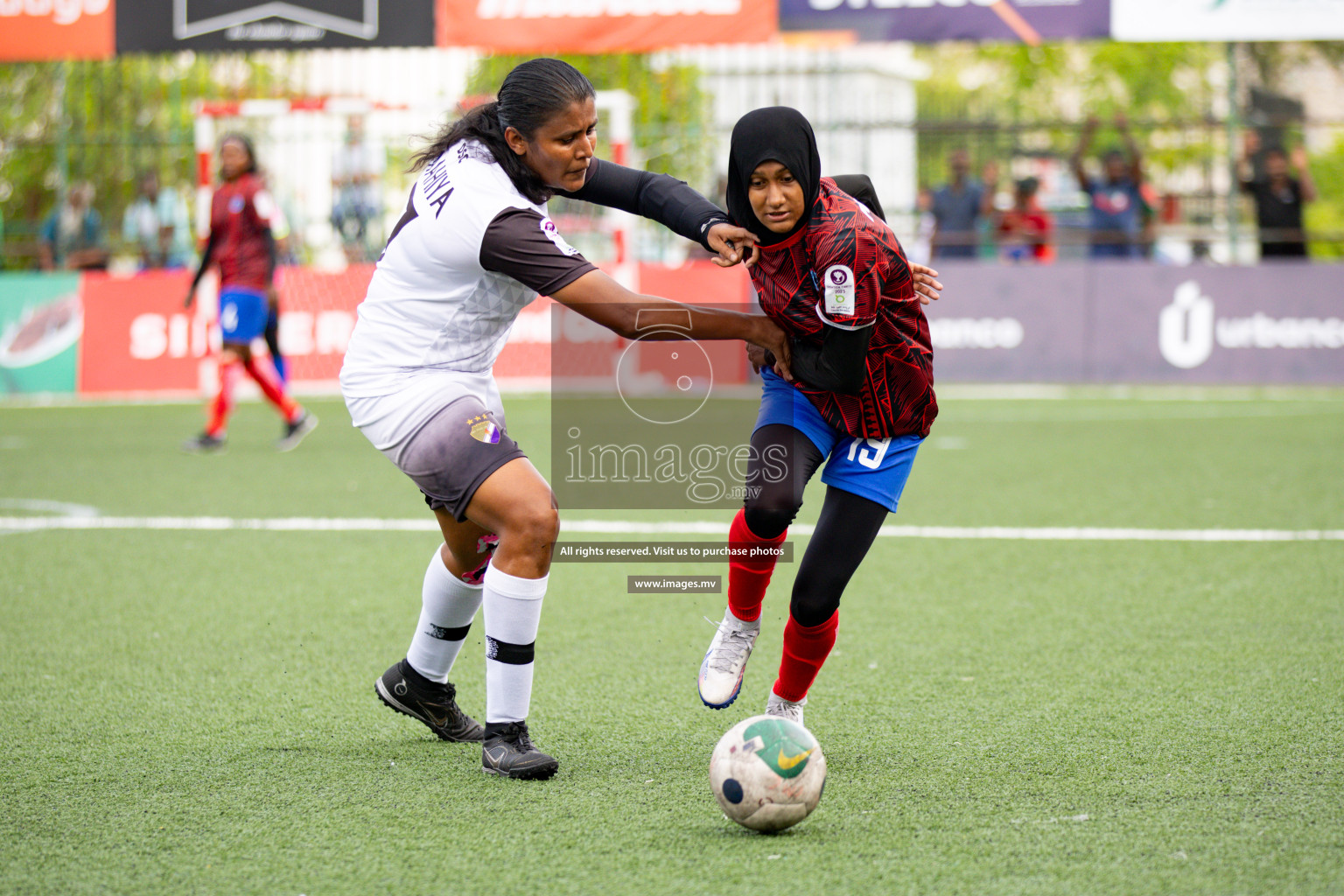 Fenaka vs Police in Eighteen Thirty 2023 held in Hulhumale, Maldives, on Sunday, 03 August 2023. 
Photos: Hassan Simah / images.mv