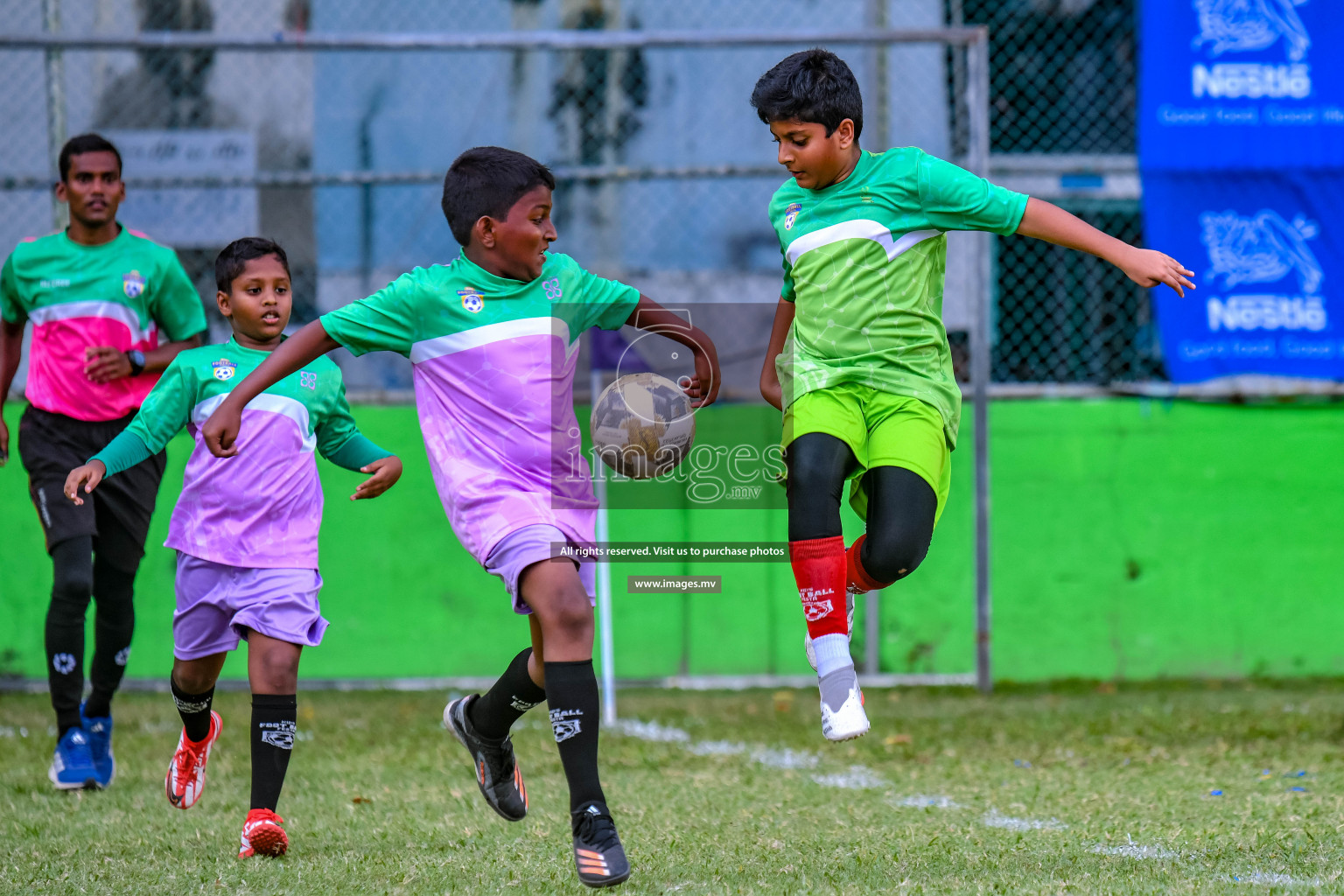 Day 2 of Milo Kids Football Fiesta 2022 was held in Male', Maldives on 20th October 2022. Photos: Nausham Waheed/ images.mv