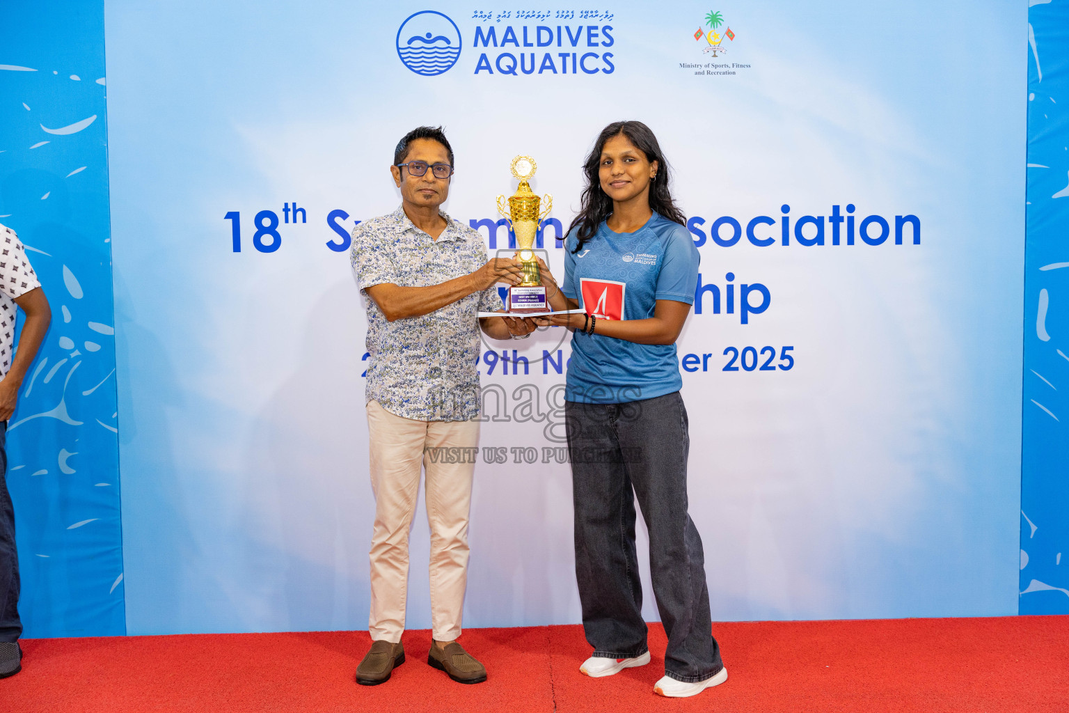 18th Swimming Association Championship 2025, Closing Ceremony was held on Saturday, 29th November 2025 at Swimming Track Hulhumale', Maldives. Photos: Areef Adam / images.mv