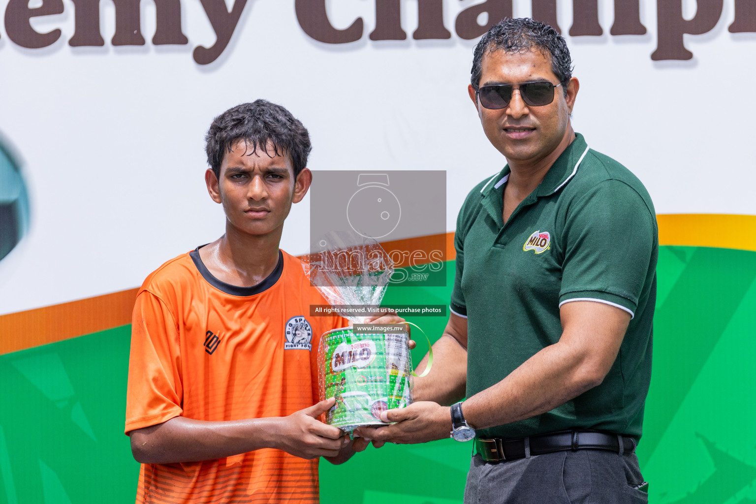 Day 2 of MILO Academy Championship 2023 (u14) was held in Henveyru Stadium Male', Maldives on 4th November 2023. Photos: Nausham Waheed / images.mv