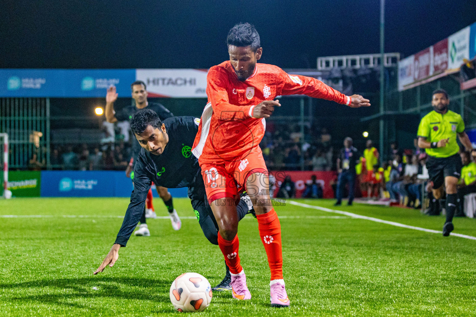 Road Recreation Club vs Club Combination SC Eydhafushi in Kings Cup Final of Club Maldives 2025 was held in Rehendhi Futsal Ground, Hulhumale', Maldives on Tuesday, 9th September 2025. Photos: Areef Adam / images.mv